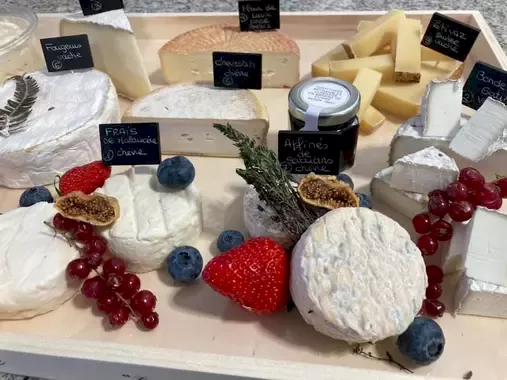 plateau de fromages la fromagerie de Manon Carpentras