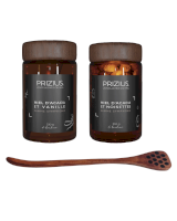 Coffret Miel d'Acacia & Vanille et Miel d'Acacia & noisettes