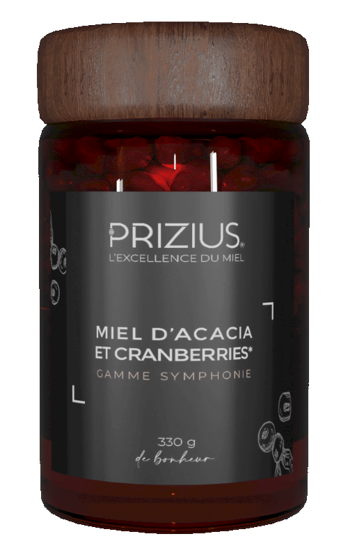 Miel d'acacia <br> & cranberries